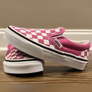 KIDS CLASSIC SLIP-ON CHECKERBOARD SHOE